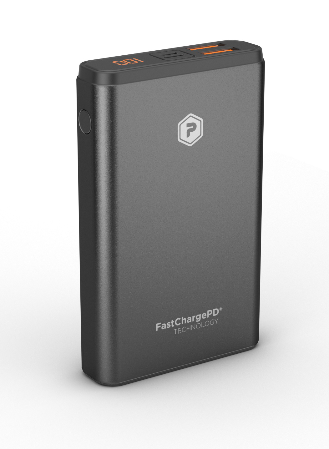 PowerPeak 10000mAh PD Fast Charge Portable Charger Dual USB- Black
