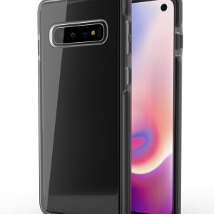 Clear case BorderLine with black edges for Samsung Galaxy S10e cell phone