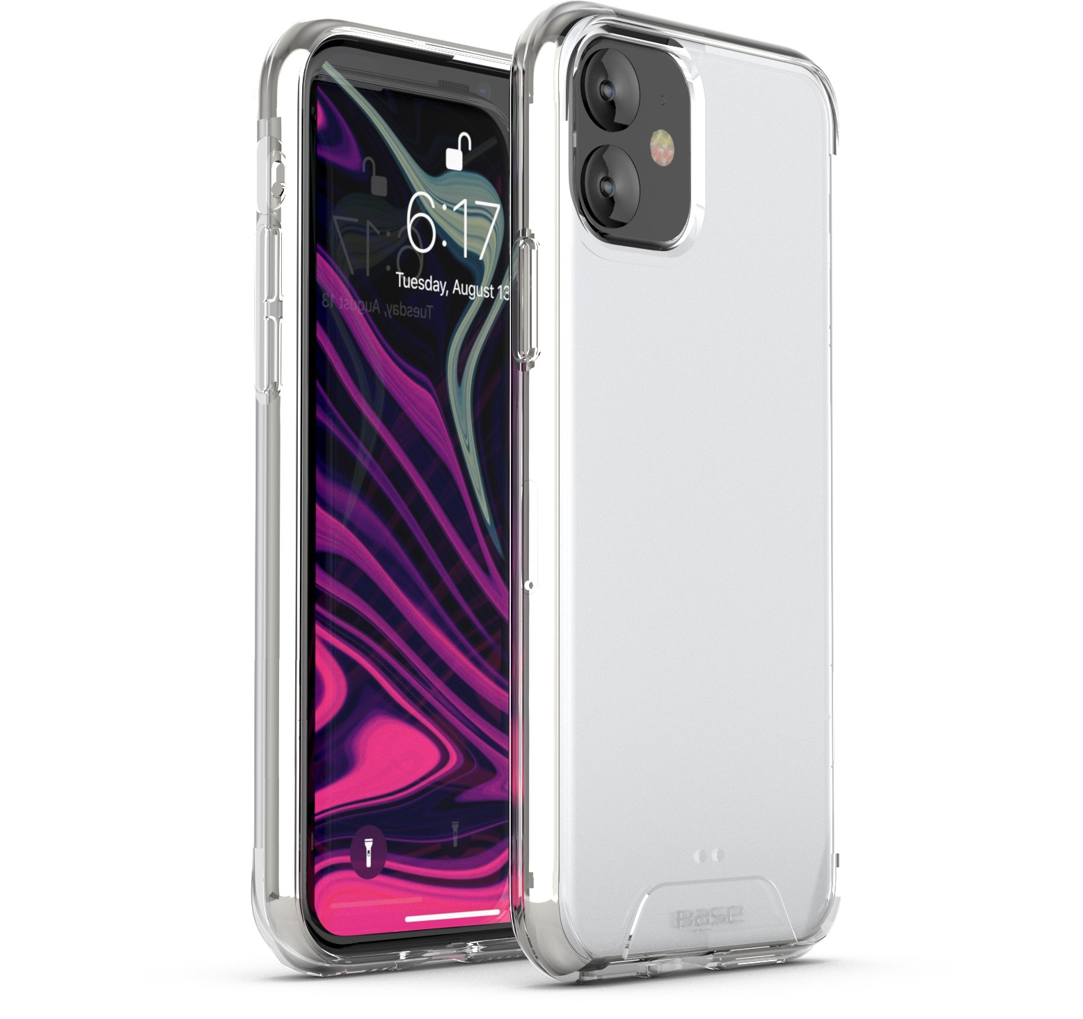 Base  IPhone 11 (6.1) -b-Air 2 Crystal Clear Slim Protective Case