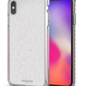 Base BORDERLINE - GLIMMER DUAL BORDER IMPACT PROTECTION FOR iPhone X Max - PINK