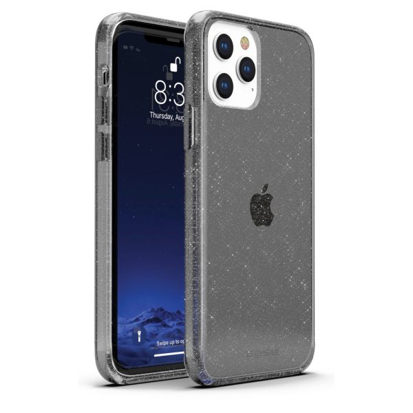 Gray slim glitter protective case for iPhone 12 / iPhone 12 Pro cell phones