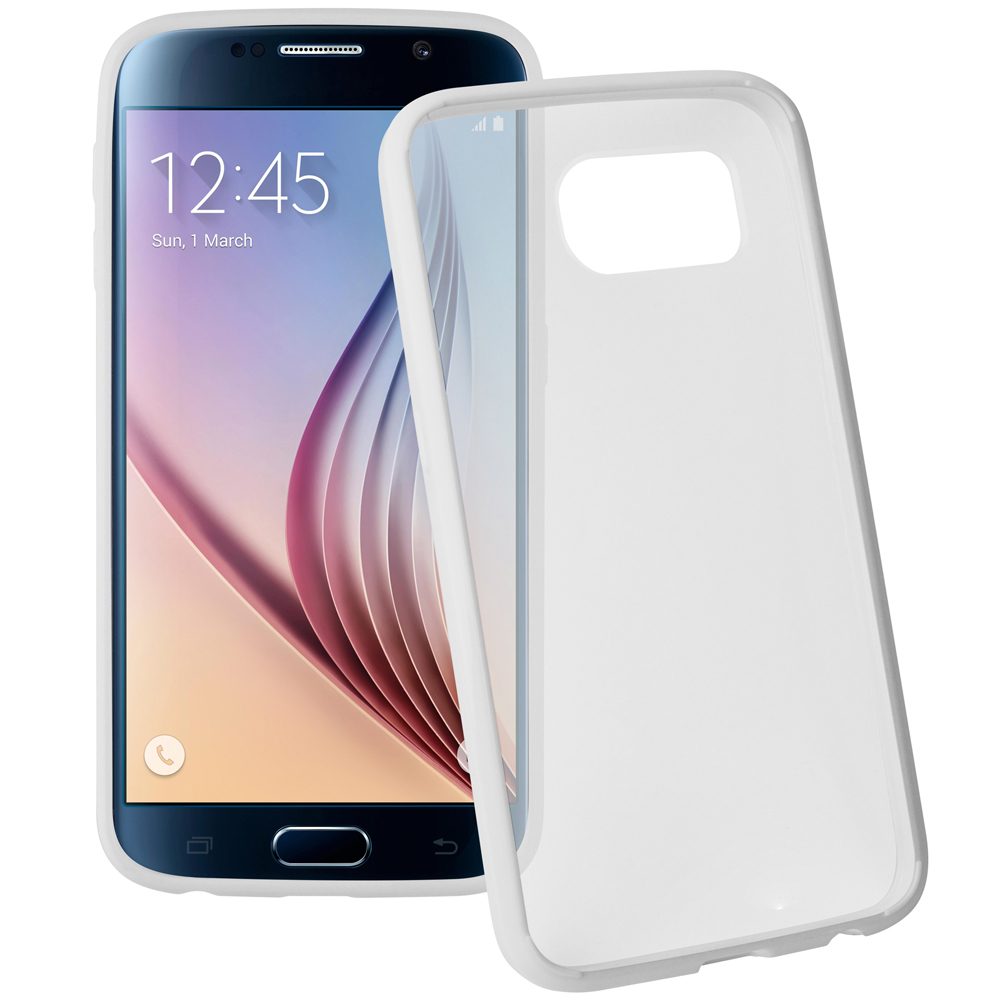 Base Samsung Galaxy S6 Ultra Slim Bumper Back - White