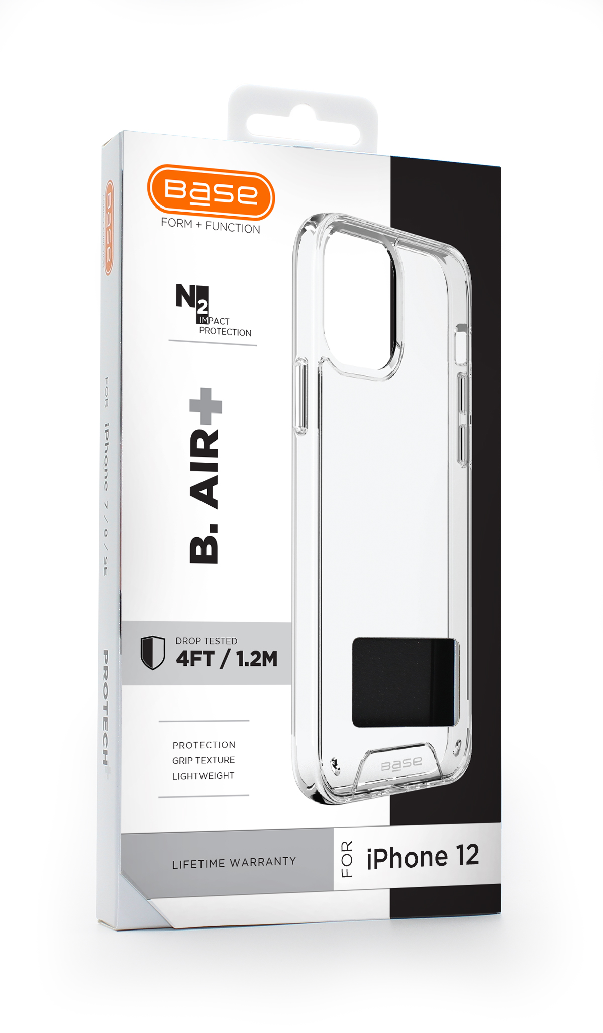 Base B-Air Clear Slim Protective Case for iPhone 12 / iPhone 12 Pro