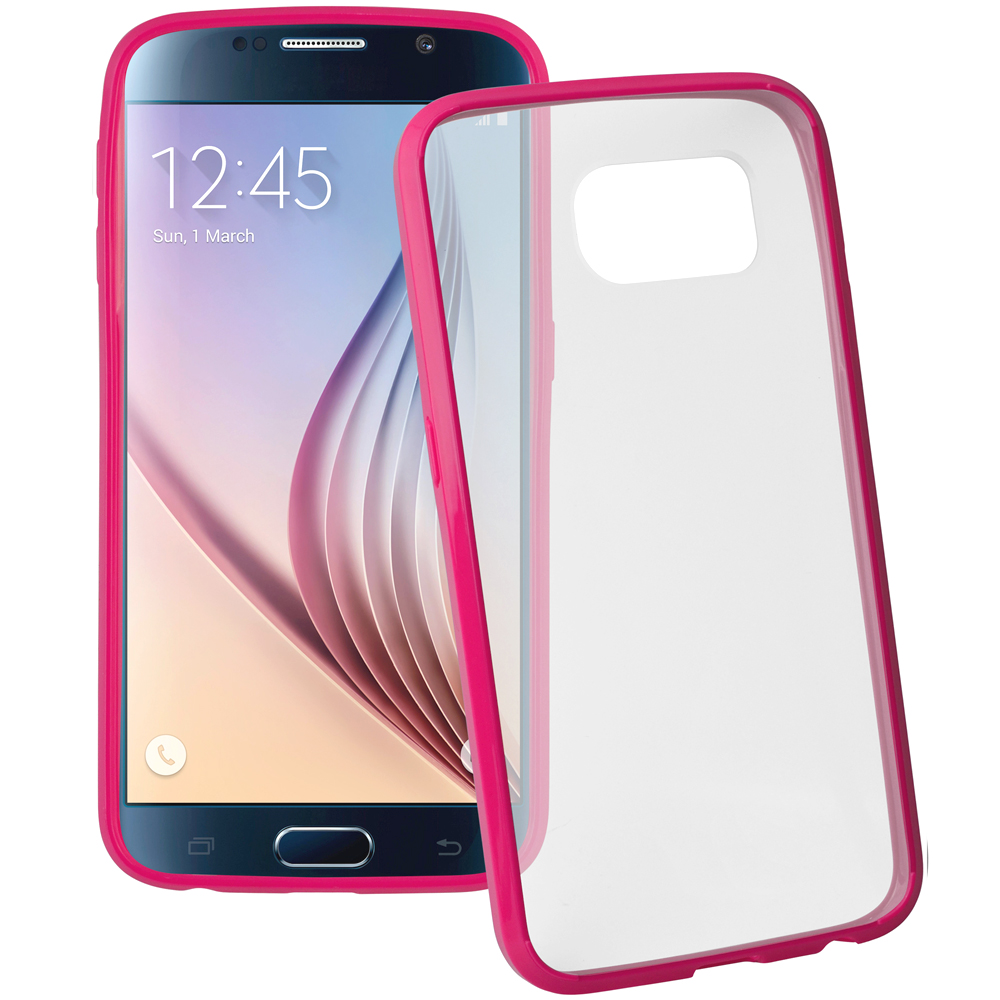 Base Samsung Galaxy S6 Ultra Slim Bumper Back - Pink