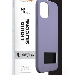 Base Liquid Silicone Gel/Rubber Case iPhone 12 Pro Max (6.7) - Purple