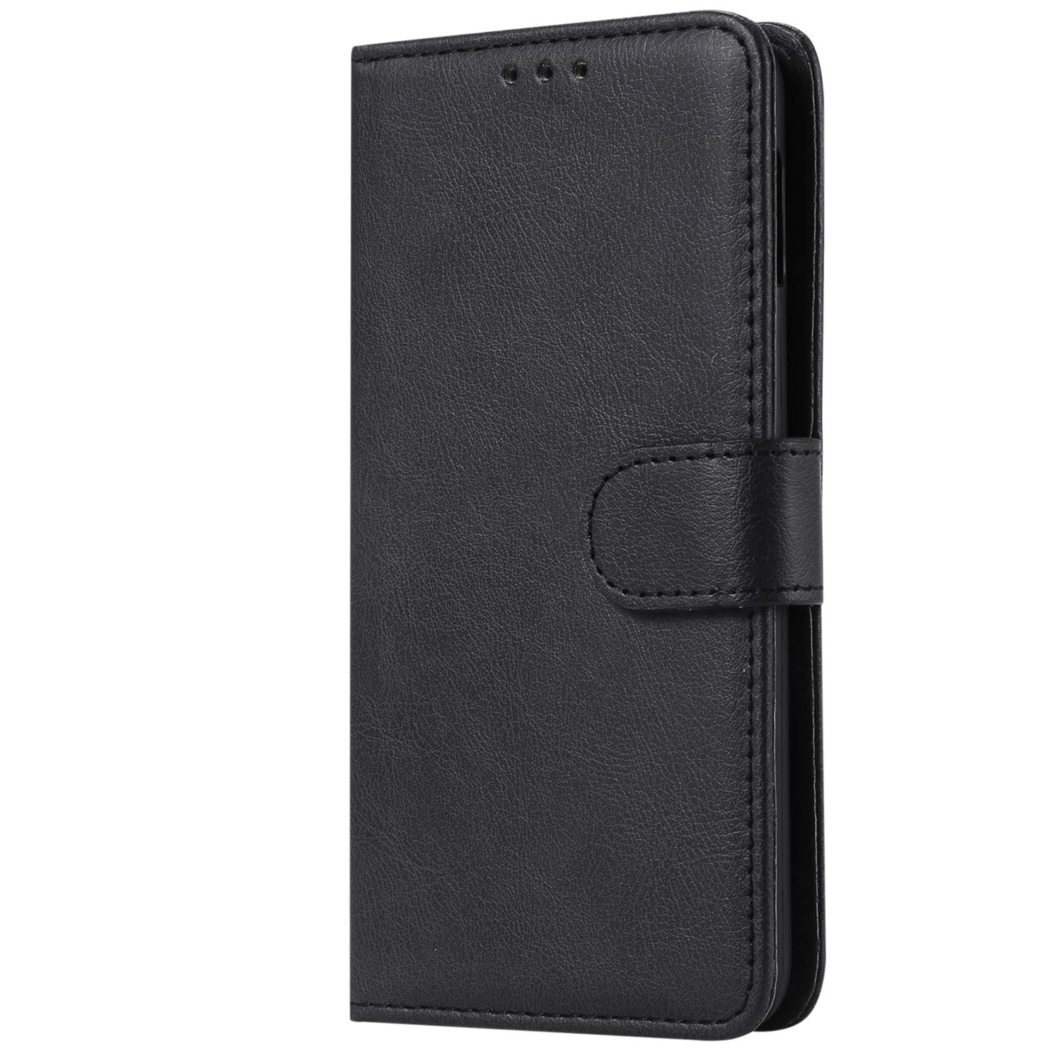 Black wallet case for Samsung Galaxy S10 Plus cell phones
