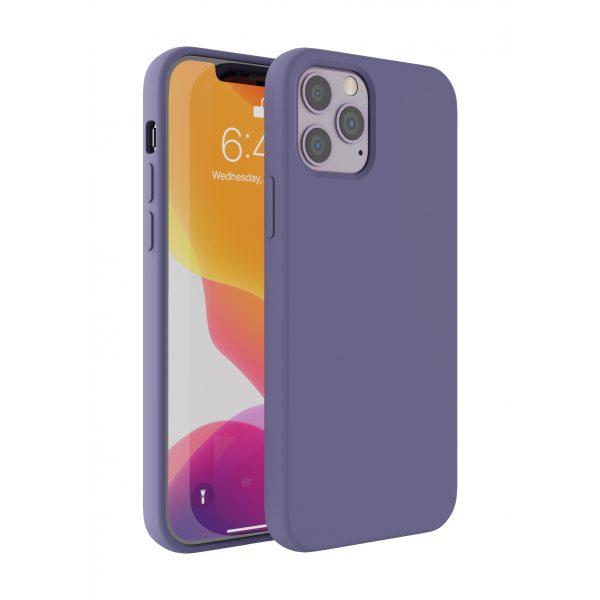 Base Liquid Silicone Gel/Rubber Case iPhone 12 Pro Max (6.7) - Purple