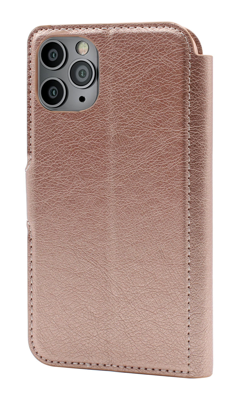 Rose Gold slim wallet folio case protector for iPhone 12 Pro Max cell phones