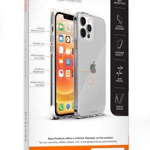 Base Crystalline For iPhone 12 Pro Max (6.7) - High Quality Crystal Clear Case