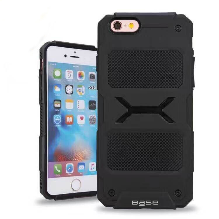 ProTech - Rugged Armor Protective Case for iPhone 6 - Black - BULK