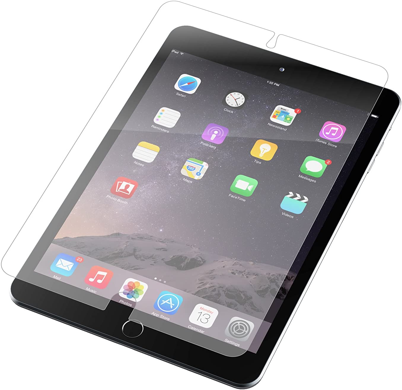 Crystal Clear Glass Screen Protector for iPad 5/ iPad Air/Air2/iPad Pro