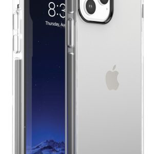 Clear slim case with Gray edges for iPhone 12 Pro / iPhone 12 cell phones