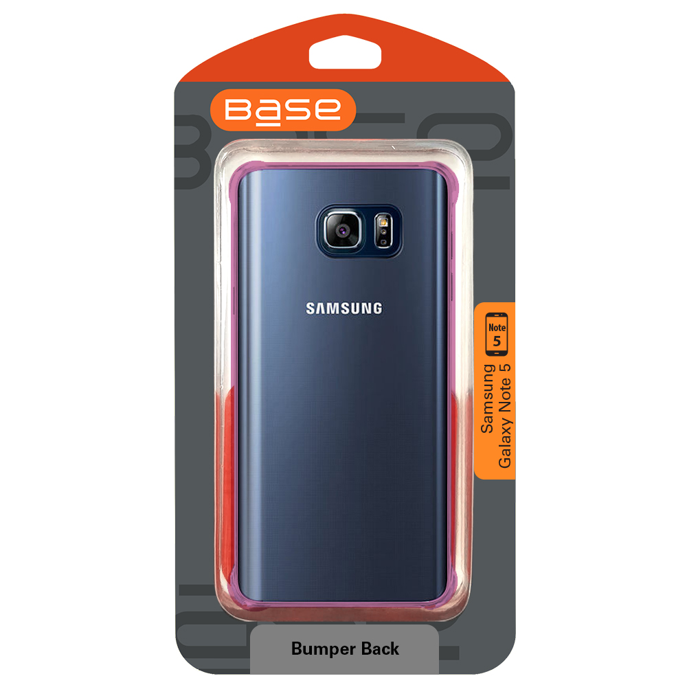 Base Bumper Back Case Samsung Galaxy Note 5 - Purple
