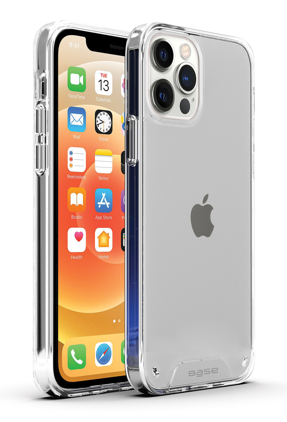 Crystal clear slim case protector for iPhone 12 / iPhone 12 Pro cell phones