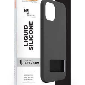 Base Liquid Silicone Gel/Rubber Case iPhone 12 Pro Max (6.7) - Black