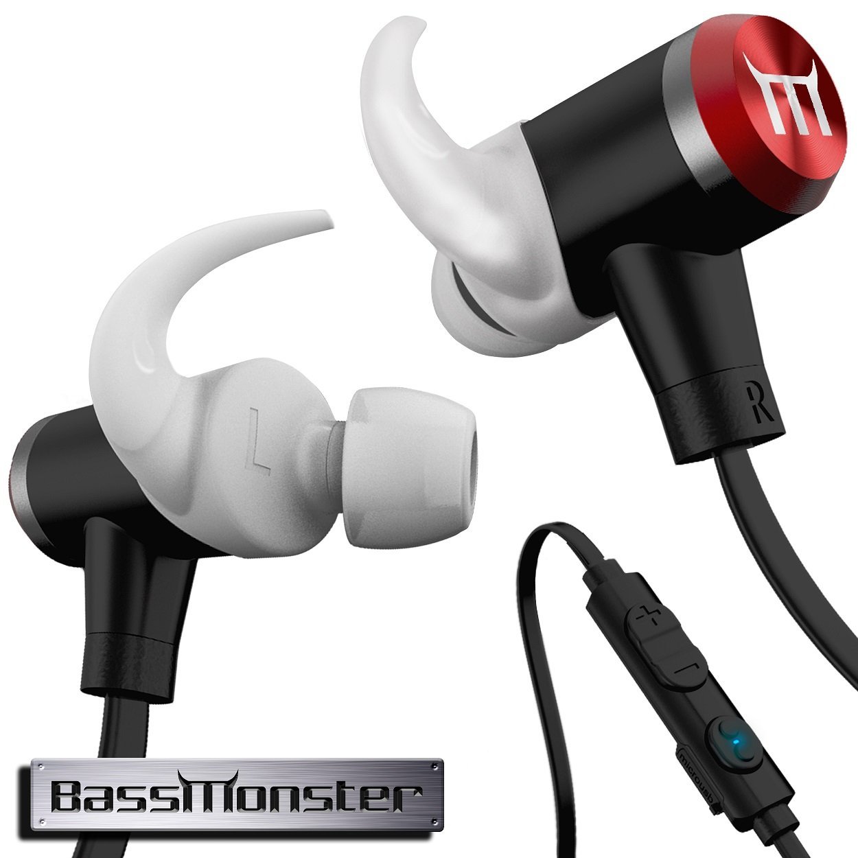 BassMonster Bluetooth Earbuds