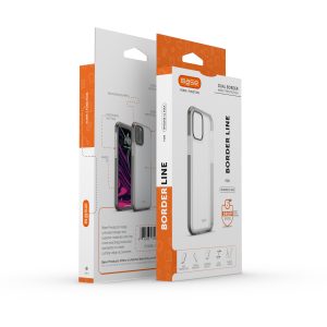 Base  IPhone 11 PRO Max (6.5) -BORDERLINE  Dual Border Impact protection - Grey