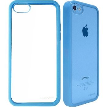 Premium Iphone 6 Bumper Back - Blue/clear