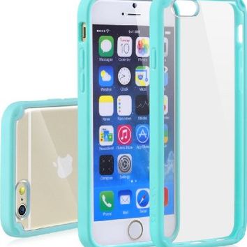 Base Bumper Back iPhone 6 Plus - Teal/clear