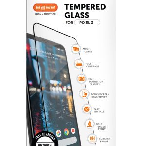 Base Premium Tempered Glass Screen Protector for Google Pixel 3
