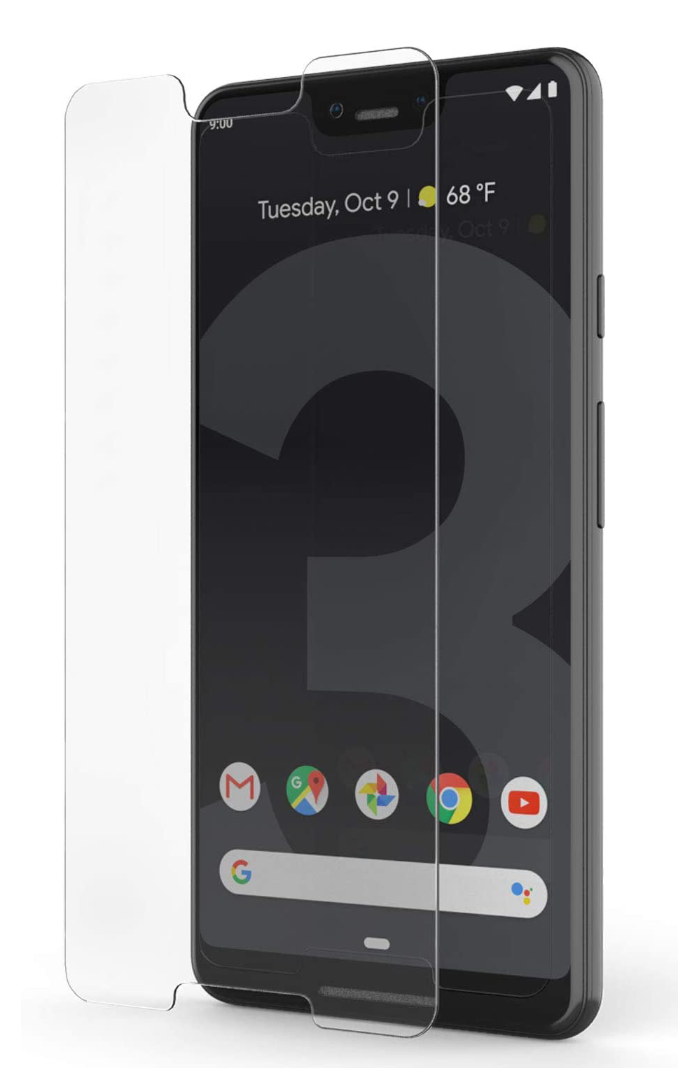 Base Premium Tempered Glass Screen Protector for Google Pixel 3 XL