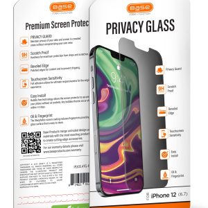 BASE PRIVACY TEMPERED GLASS SCREEN PROTECTOR FOR iPhone 12 Pro Max (6.7)