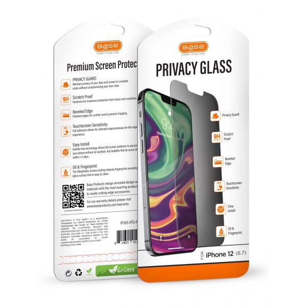 Base Privacy Screen Protector For Iphone 12 Pro Max Power Peak