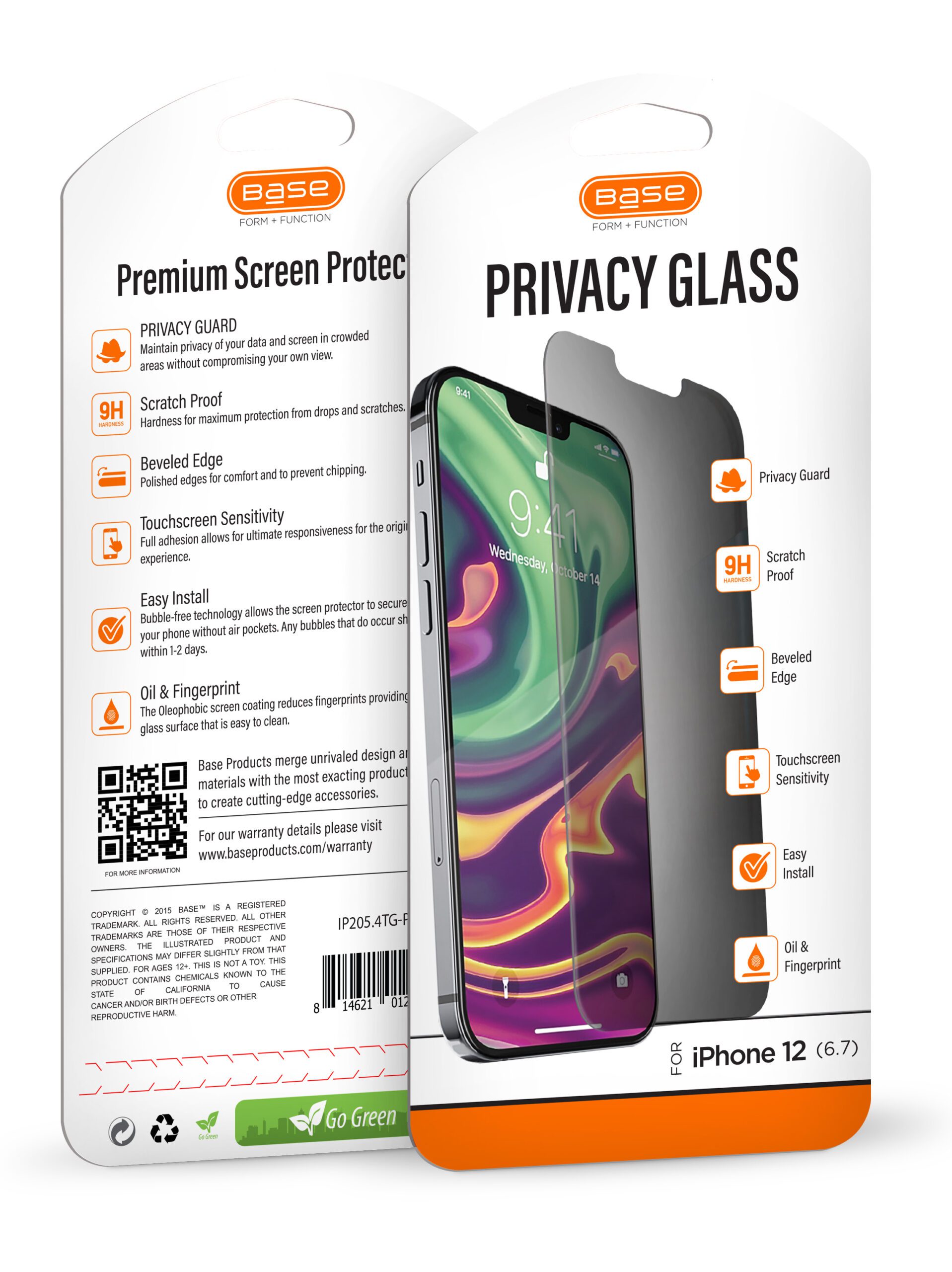 Base Privacy Screen Protector for iPhone 12 Pro Max