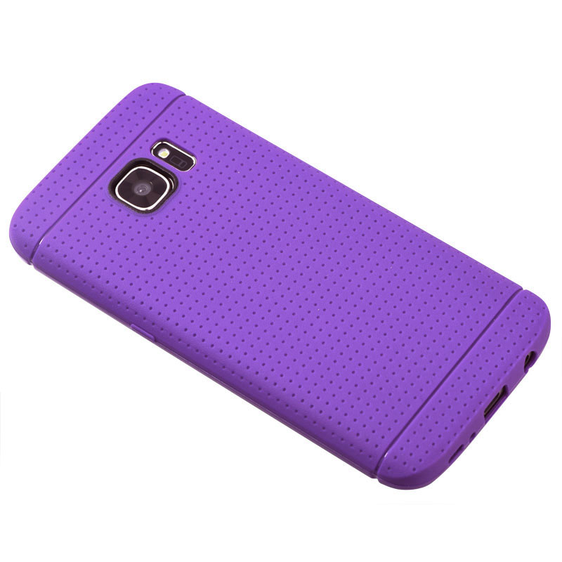 Base Dotted Soft Shell Case Samsung Galaxy S7 Edge - Purple