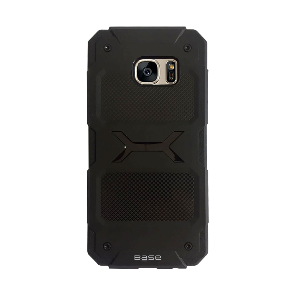 Base ProTech - Rugged Armor Protective Case for Samsung Galaxy S7 - Black