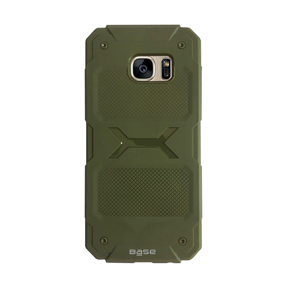 Base ProTech - Rugged Armor Protective Case for Samsung Galaxy S7 - Green