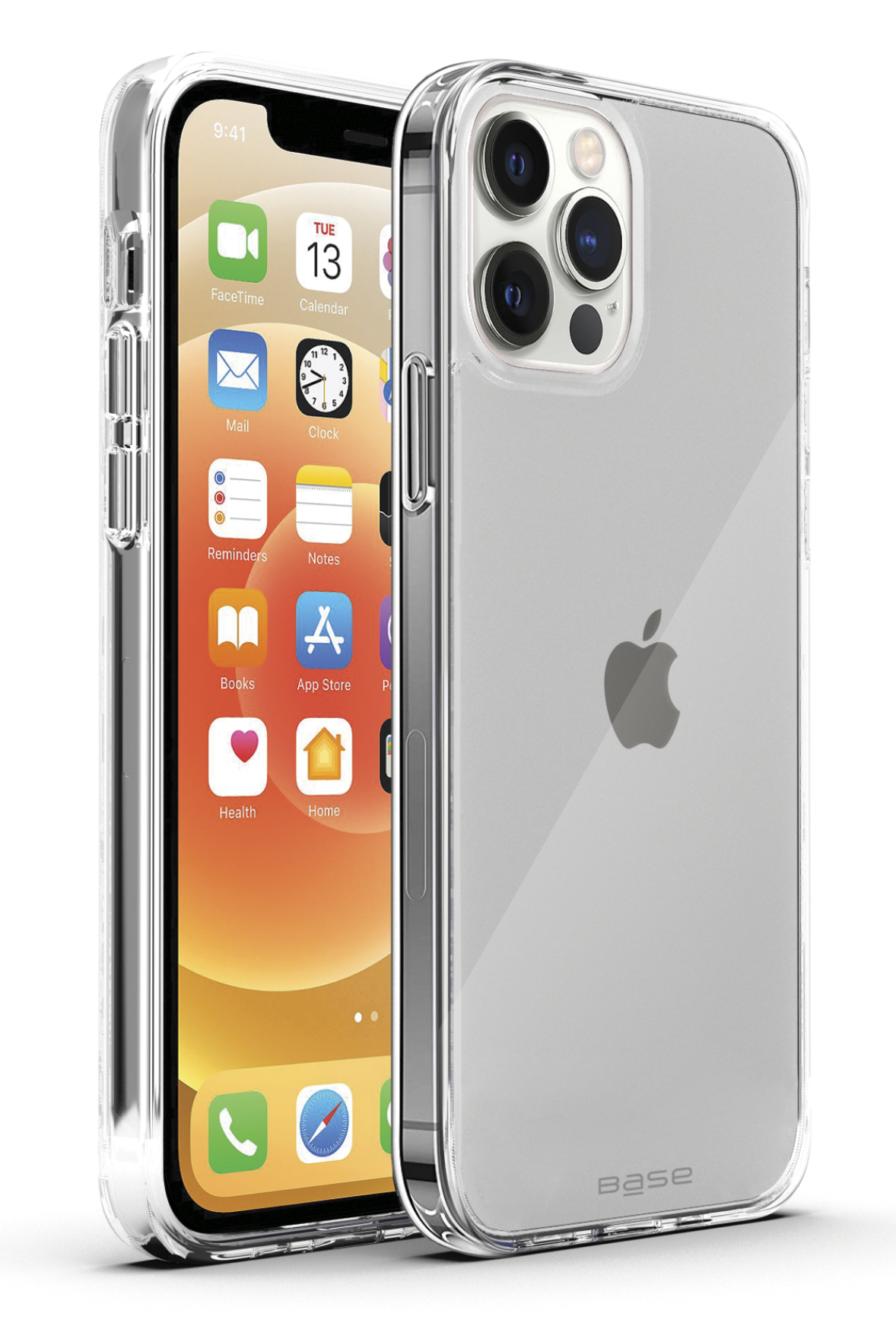 Crystal Clear protective case for iPhone 12 / iPhone 12 Pro cell phones