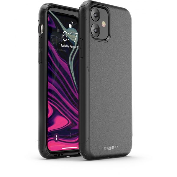 Base  IPhone 11 (6.1)  -ProTech Rugged Armor Protective Case - Black