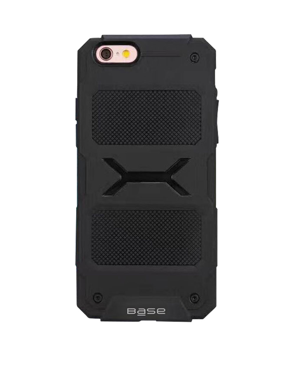Base ProTech - Rugged Armor Protective Case for iPhone 6 Plus - Black - BULK NO PACKAGING!