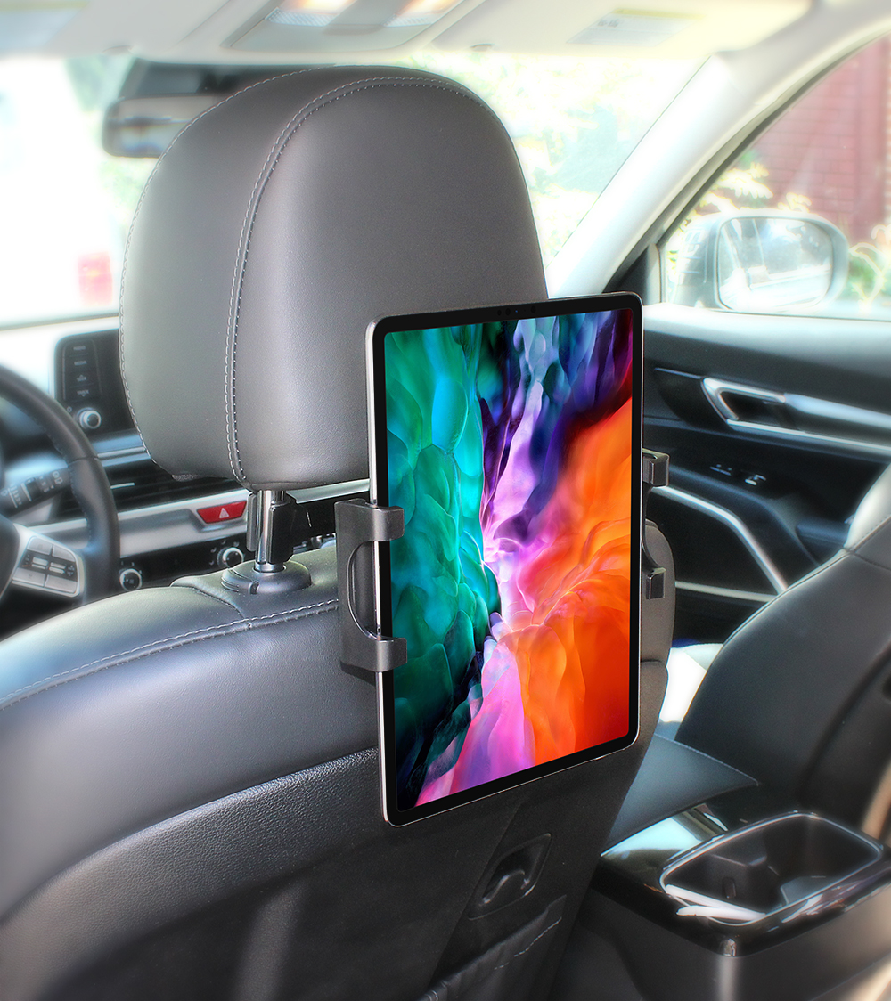 PowerPeak ProMount Car Headrest for Tablets {5.25" to 12" Inch}
