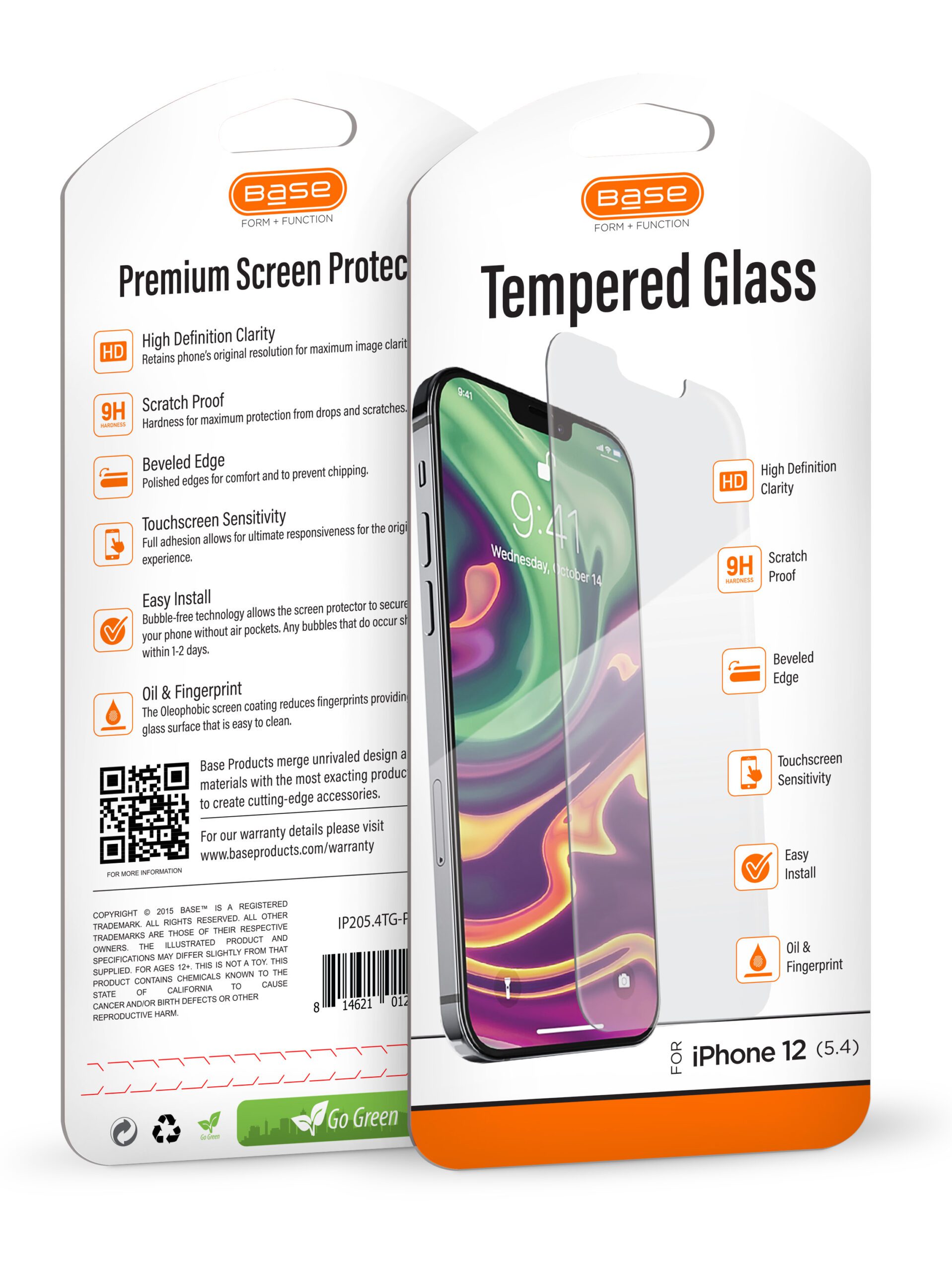Base Tempered Glass Screen Protector for iPhone 12 Mini