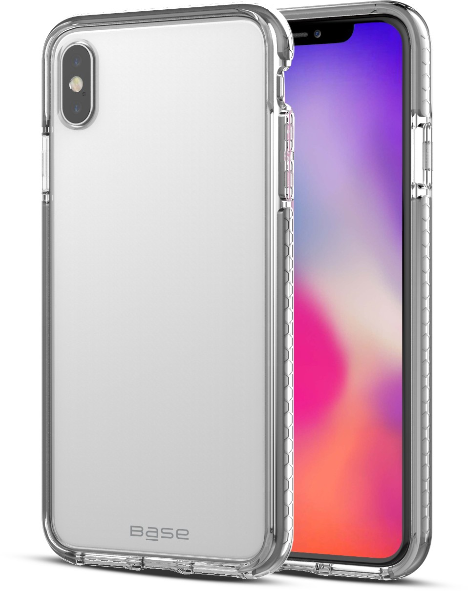 Base BORDERLINE - DUAL BORDER IMPACT PROTECTION FOR iPhone X Max - GREY