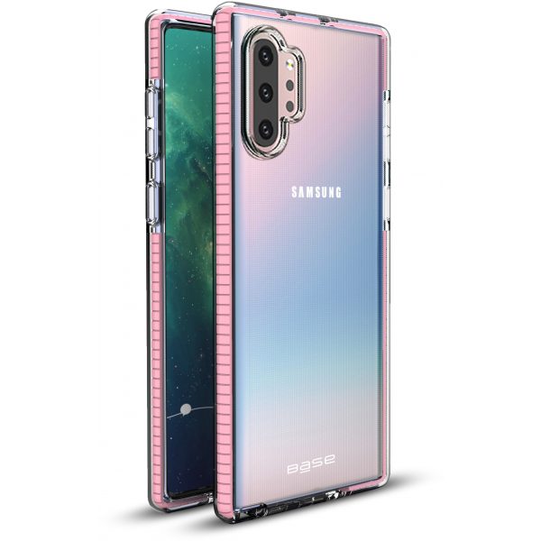 Base BorderLine - Dual Border Impact Protection For Samsung Note 10 Plus - Pink