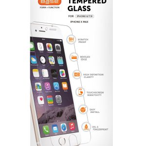 Base Premium Tempered Glass Screen Protector for iPhone 6/7/8  (Not compatible With SE)