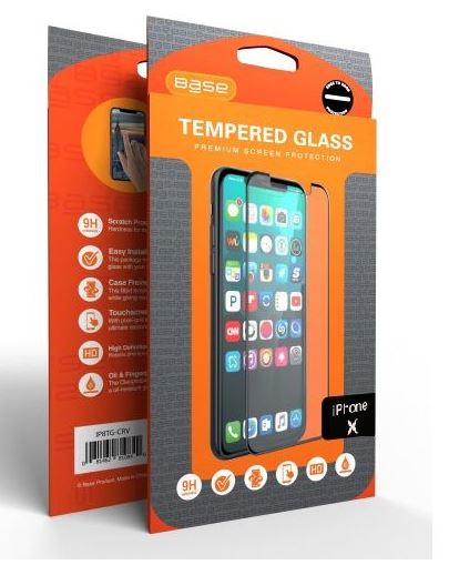 Base Premium Curved Tempered Glass Screen Protector for iPhone X / 11 PRO