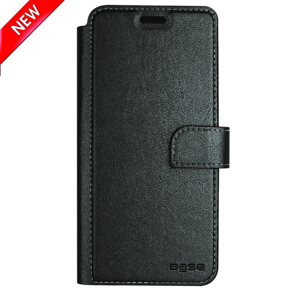 Black Leather Wallet folio Case protector for iPhone X Max cell phones