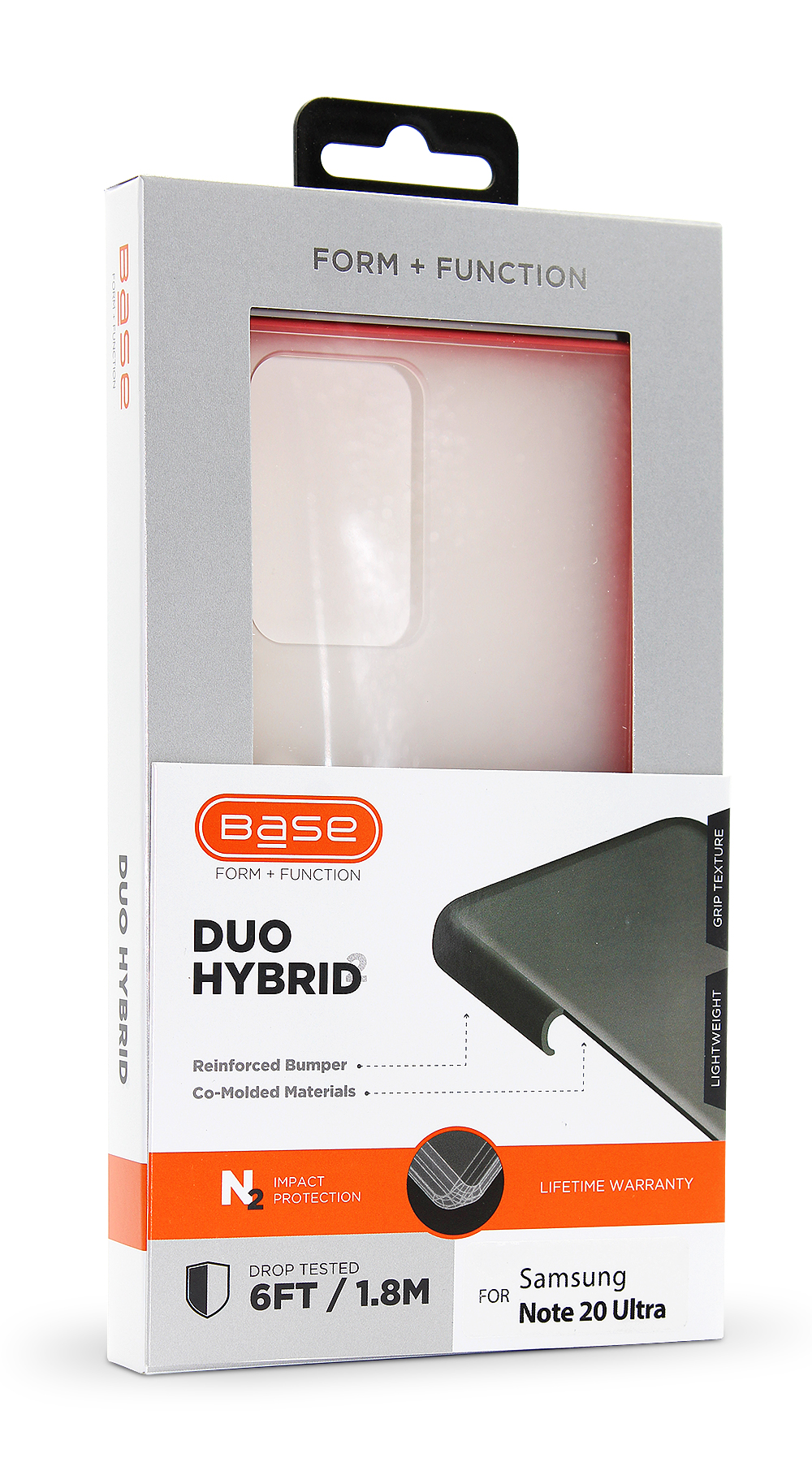 Base DuoHybrid - Reinforced Protective Case for Samsung Note20 Ultra - Coral