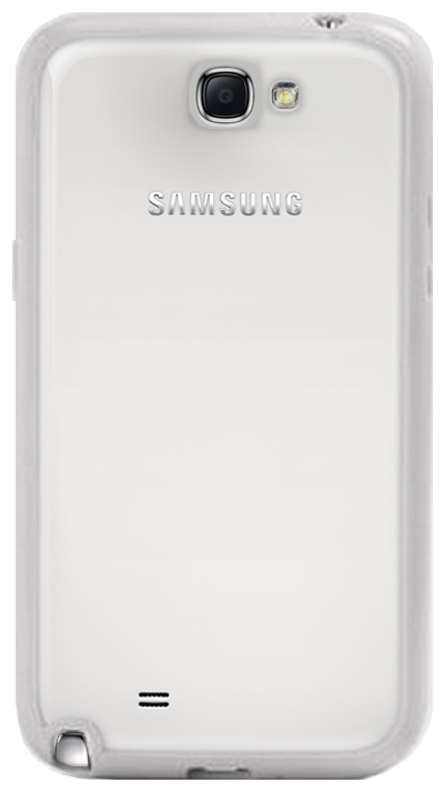 Base Samsung Note 2 / N7100 Premium Bumper Back - White