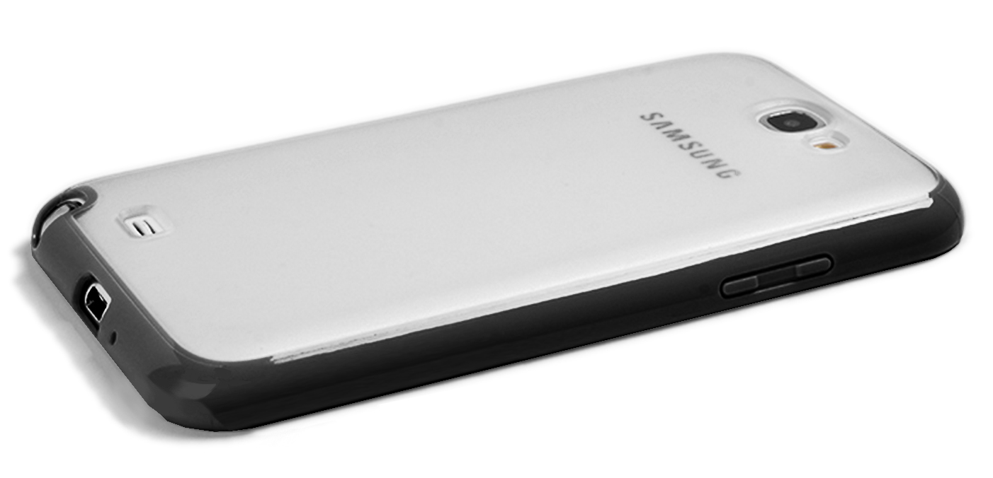 Base Samsung Note 2 / N7100 Premium Bumper Back - Black