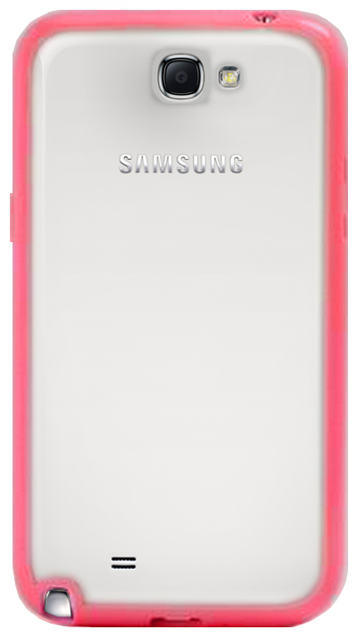 Base Samsung Note 2 / N7100 Premium Bumper Back - Pink-