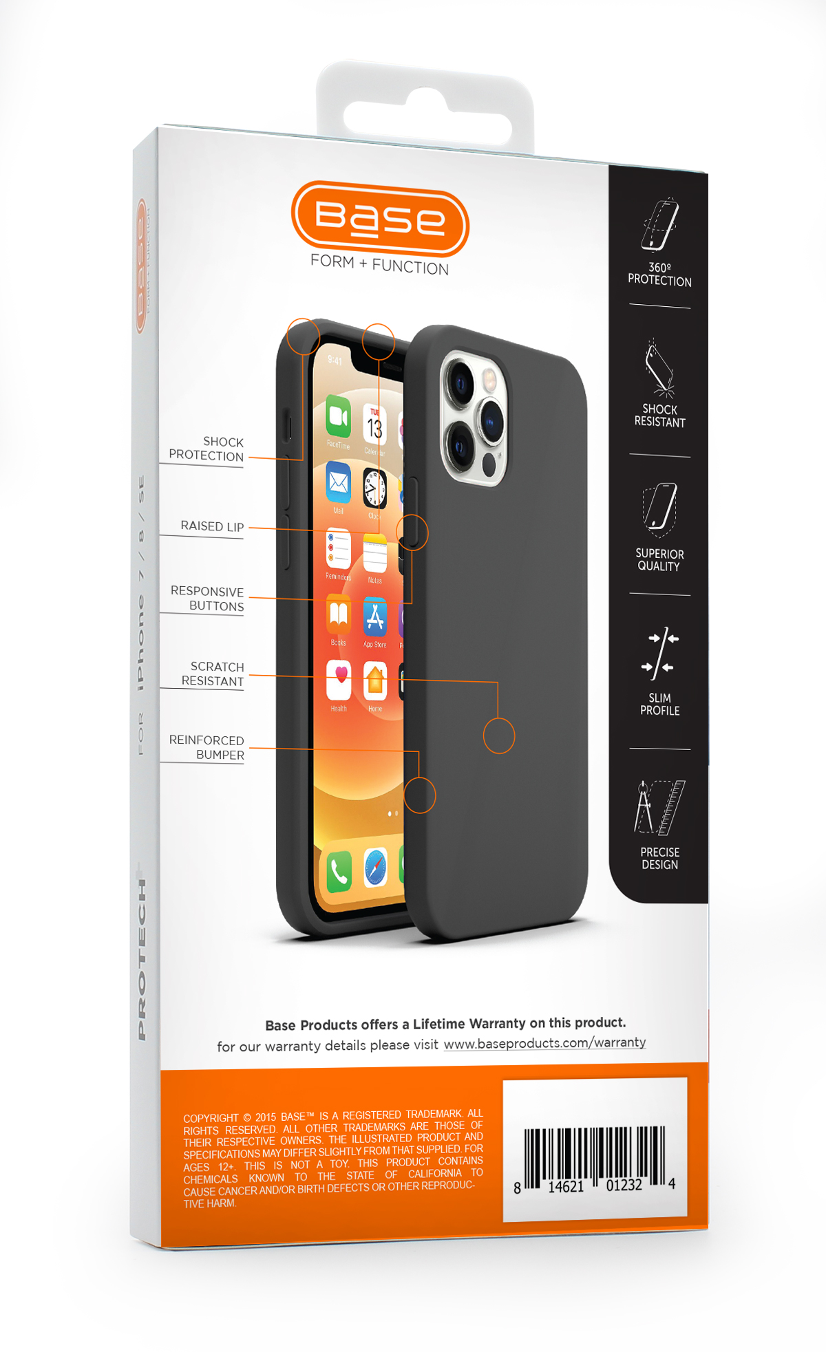 Base Liquid Silicone MagSafe Compatible Case for iPhone 12 Mini