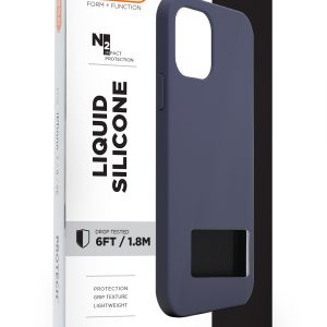 Base Liquid Silicone Gel/Rubber Case iPhone 12 Mini (5.4) - Blue
