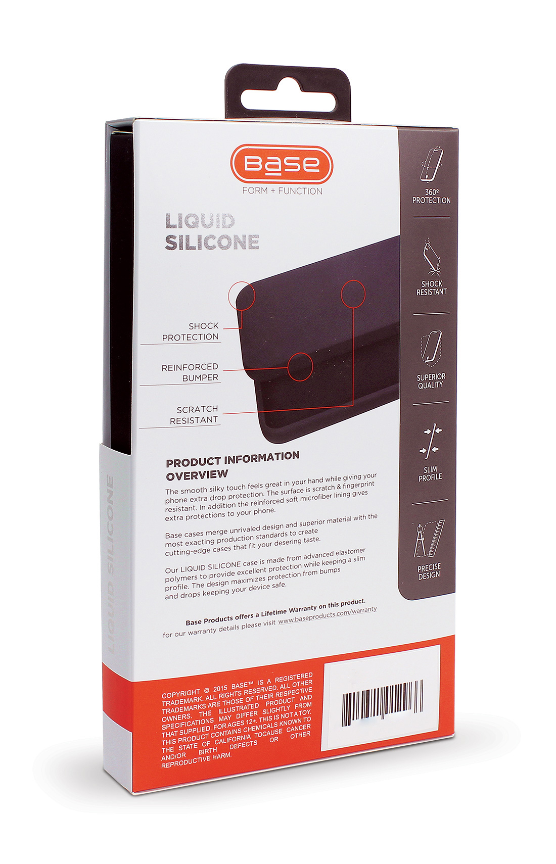 Base Liquid Silicone Gel/Rubber Case Samsung Galaxy S21Ultra - Red