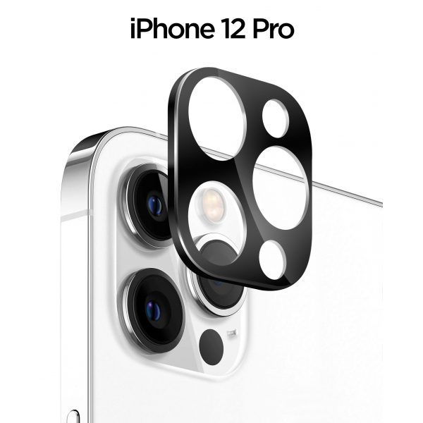 Aluminum full camera lens coverage Glass Protector for iPhone 12 Pro cell phones