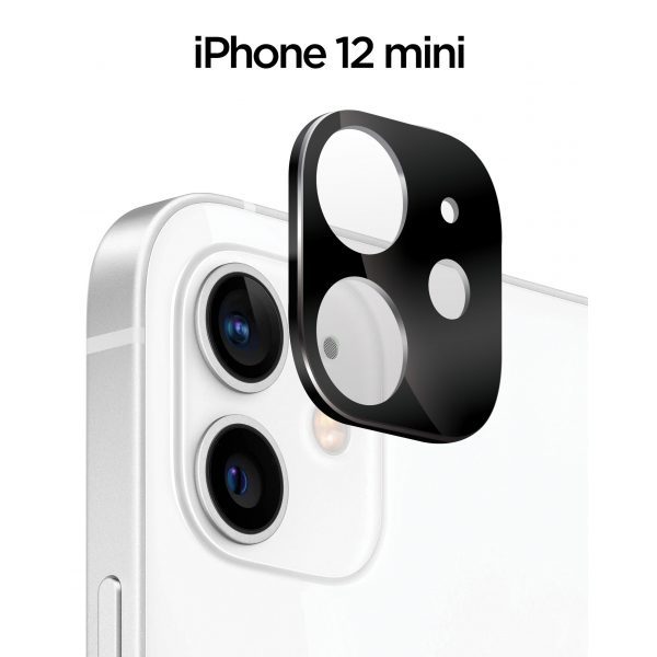Aluminum full camera lens coverage Glass Protector for iPhone 12 Mini cell phones
